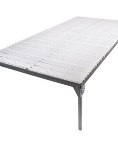 Section 4824x1200 standing slat level liftable, folding post